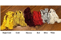 Bagpipe Single Color Silk Pipe Cords (In Stock) - More Details