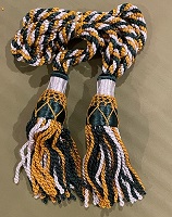 Green White & Gold Pipe Cords (In Stock) - More Details