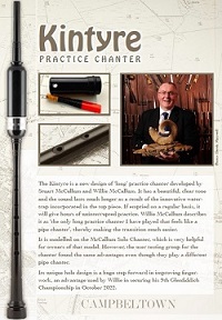 Kintyre Practice Chanter (In Stock) - More Details