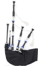Police Dept Themed Bagpipes (In Stock) - More Details