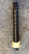 Bagpipe Blackwood Blowpipe, Imit Ivory mount, with Alloy Plate - More Details