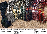 Bagpipe Multi Color Silk Pipe Cords (In Stock) - More Details